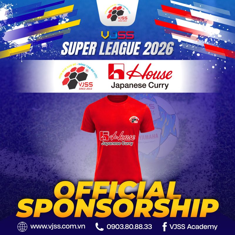 HOUSE FOODS VIETNAM - THE JAPANESE COMPANY AS GOLD SPONSOR FOR VJSS SUPER LEAGUE 2026